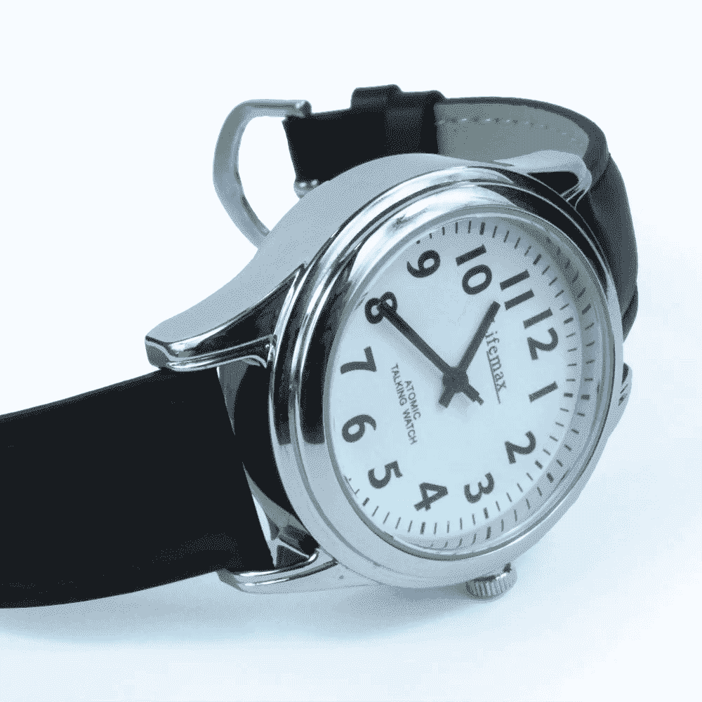 radio controlled talking watch close up