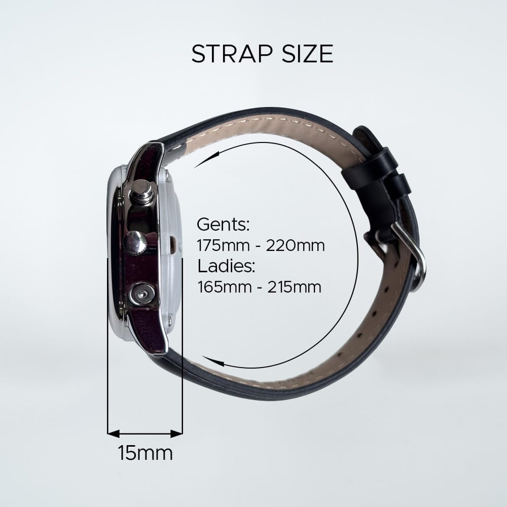 radio controlled talking watch dimensions