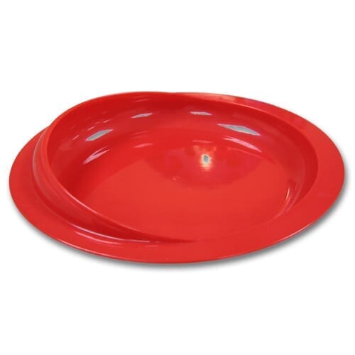 View Raised Scoop Dish Red information