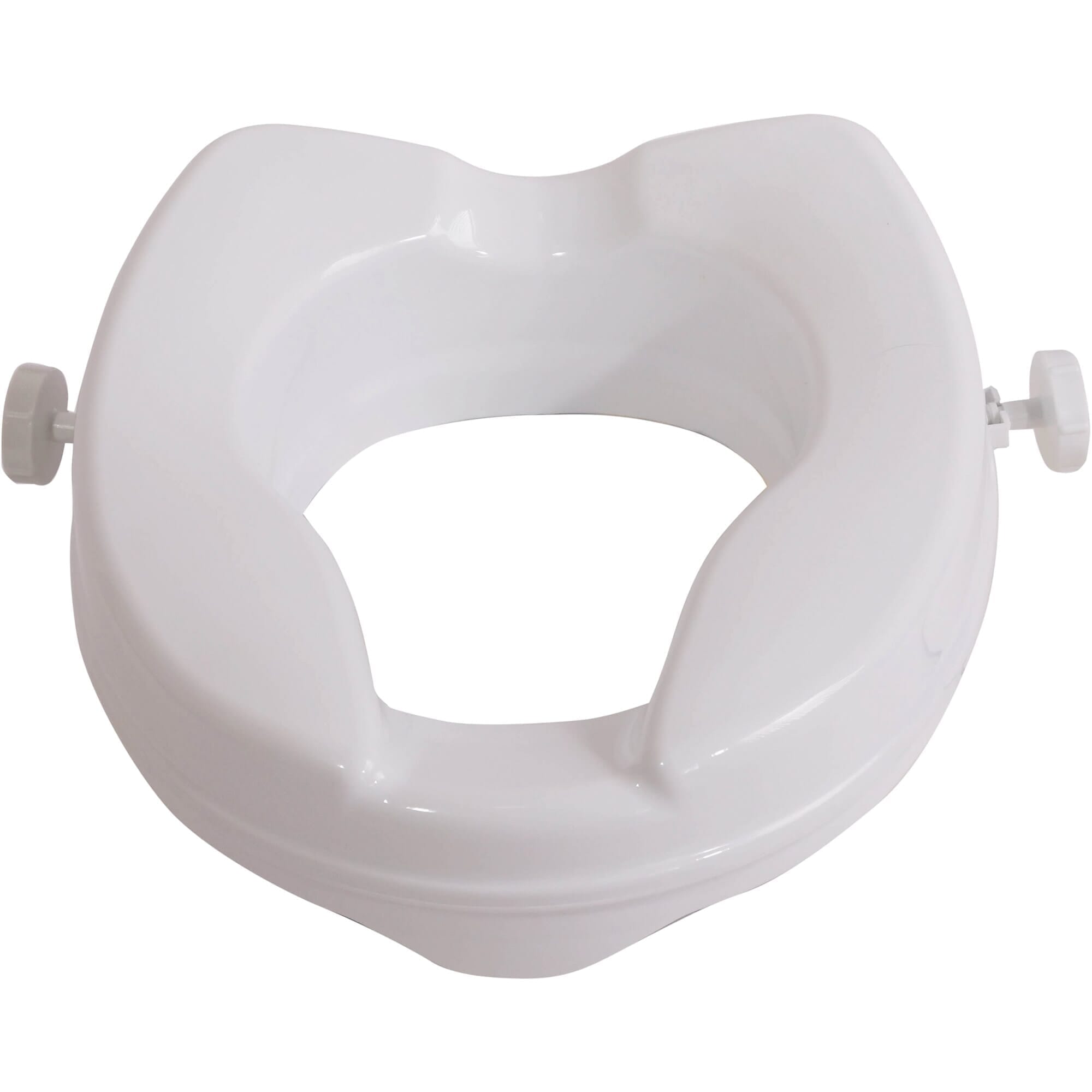 raised toilet seat 2 inch seat