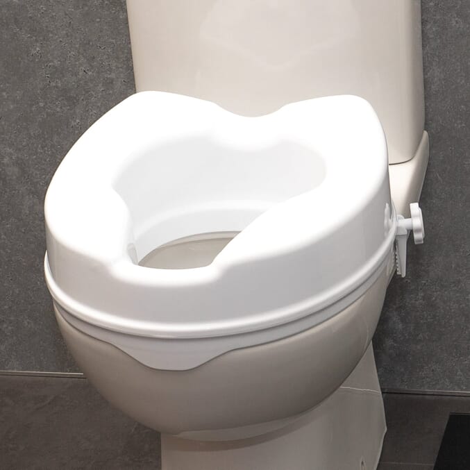 raised toilet seat 4 inch seat