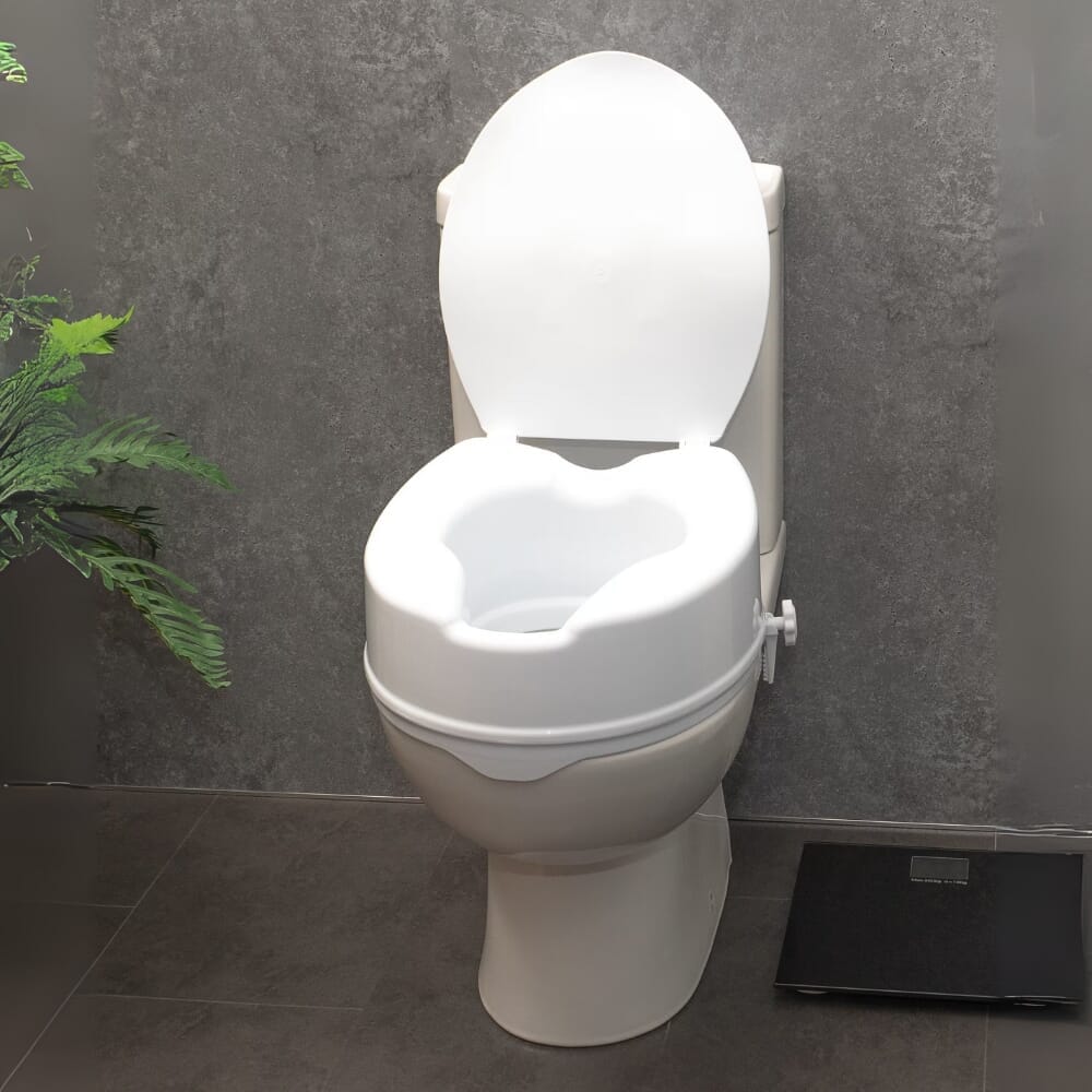 View Raised Toilet Seat 6 inch seat with lid information