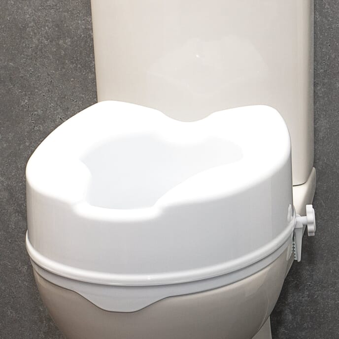 raised toilet seat 6 inch seat