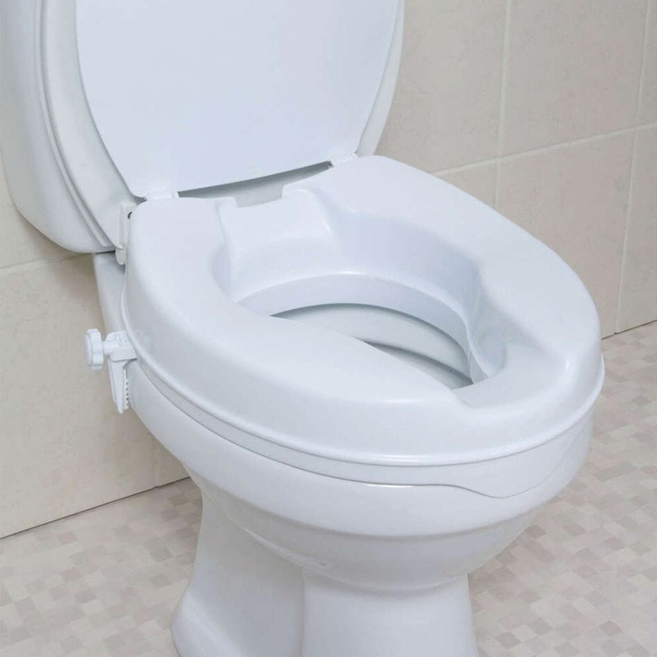 Raised Toilet Seat With Lid - 50mm (2