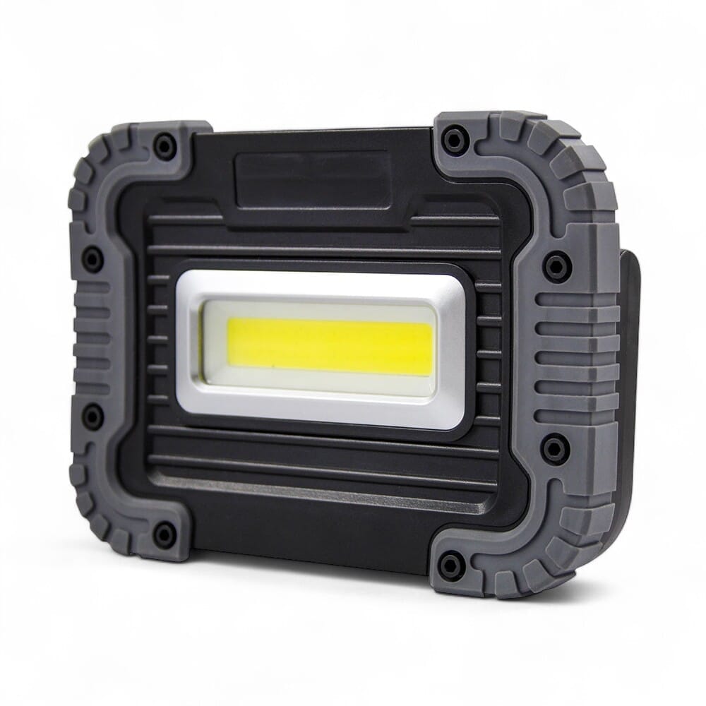 rechargeable flood light folded stand