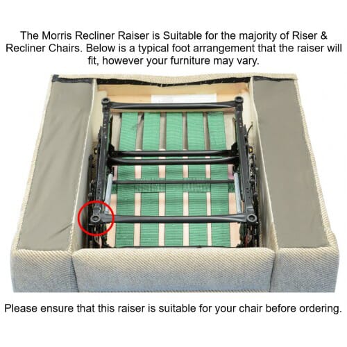 recliner and riser recliner chair raiser fitting 1