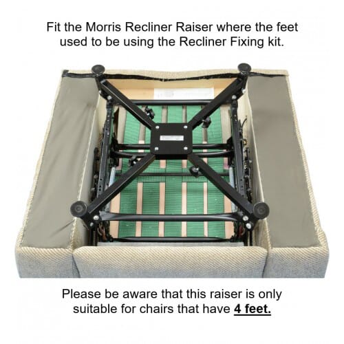 recliner and riser recliner chair raiser fitting 3