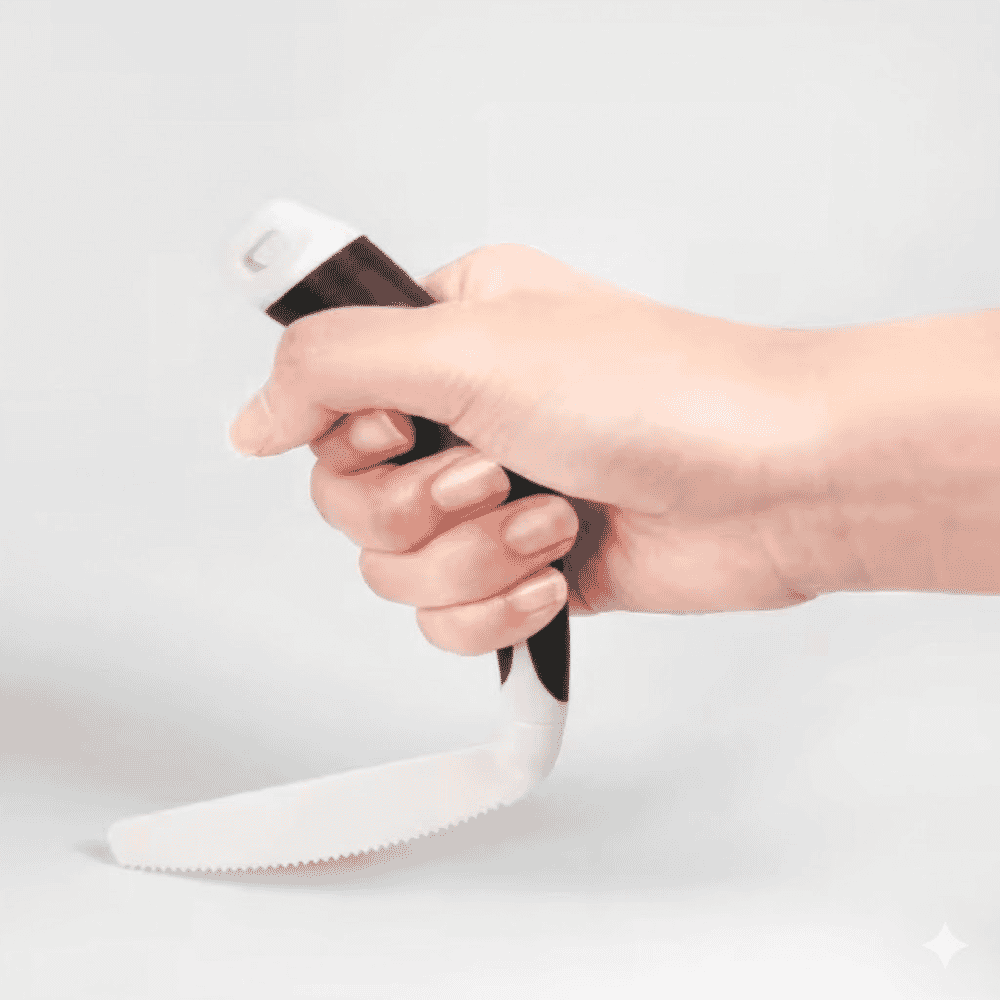 reflex rocker knife black in use