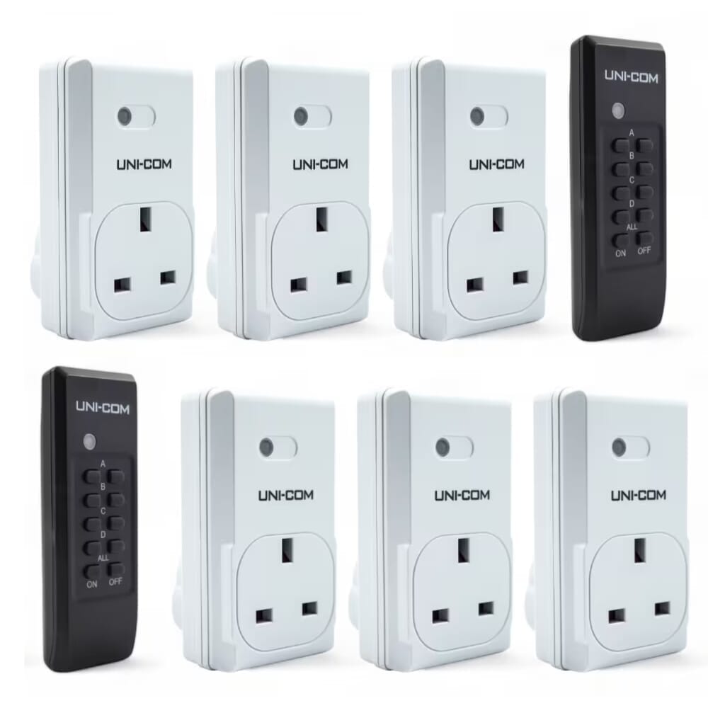 remote control sockets pack of 6