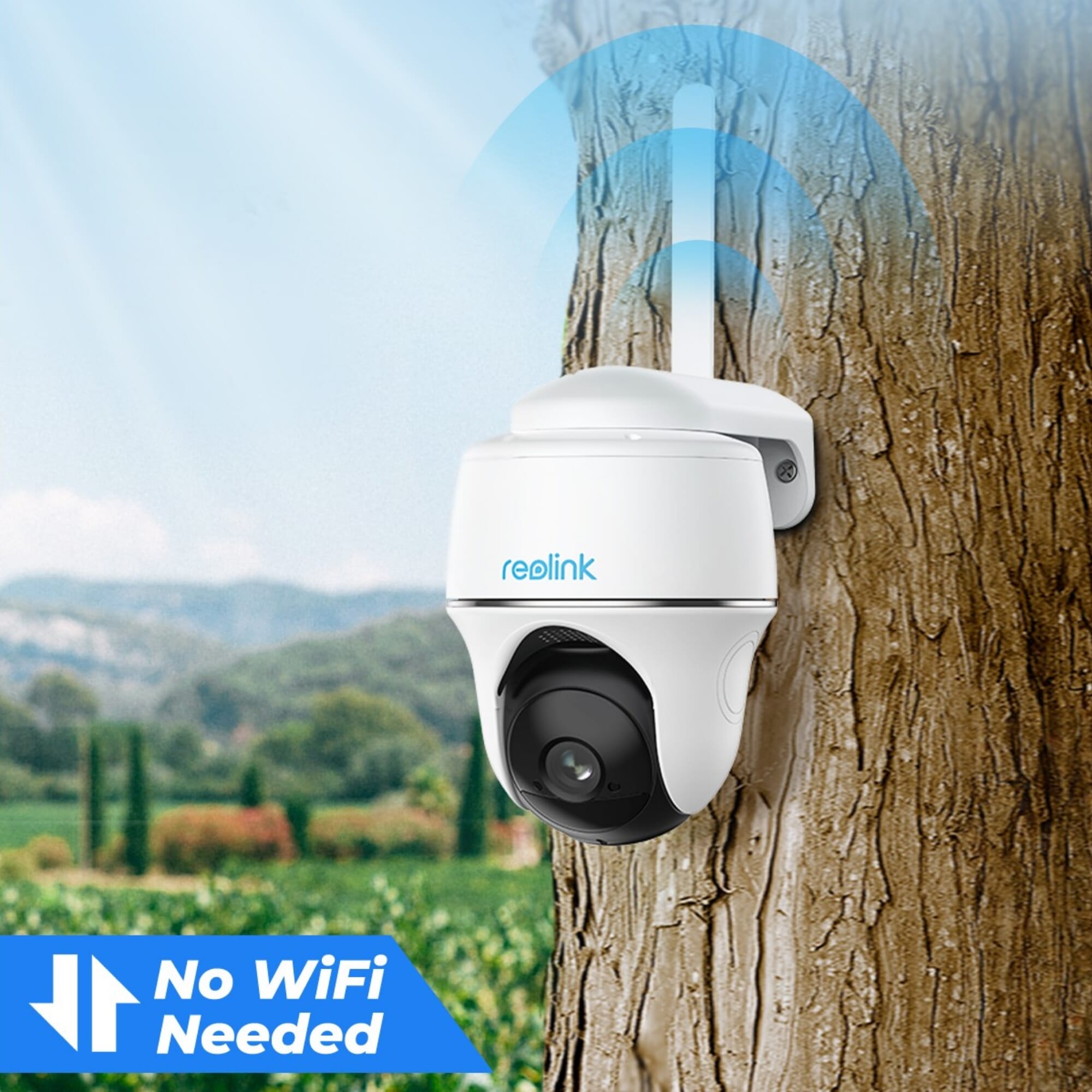 reolink 2k 4g lte solar outdoor security camera no wi fi needed