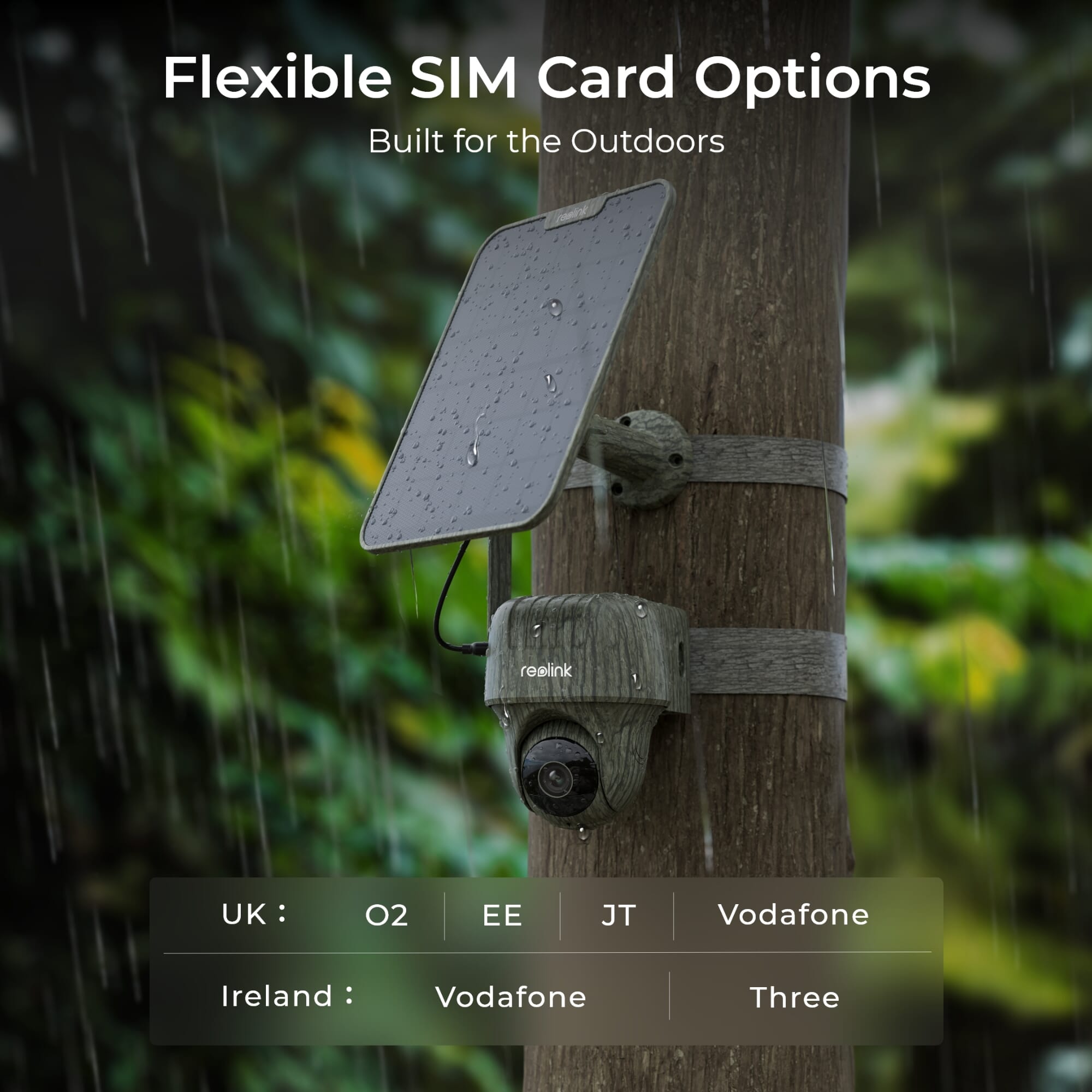 reolink ranger 4k 4g lte solar outdoor security camera no wi fi