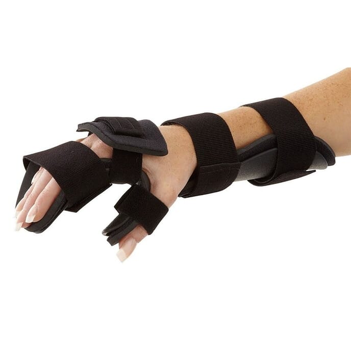 resting hand burn protection orthosis