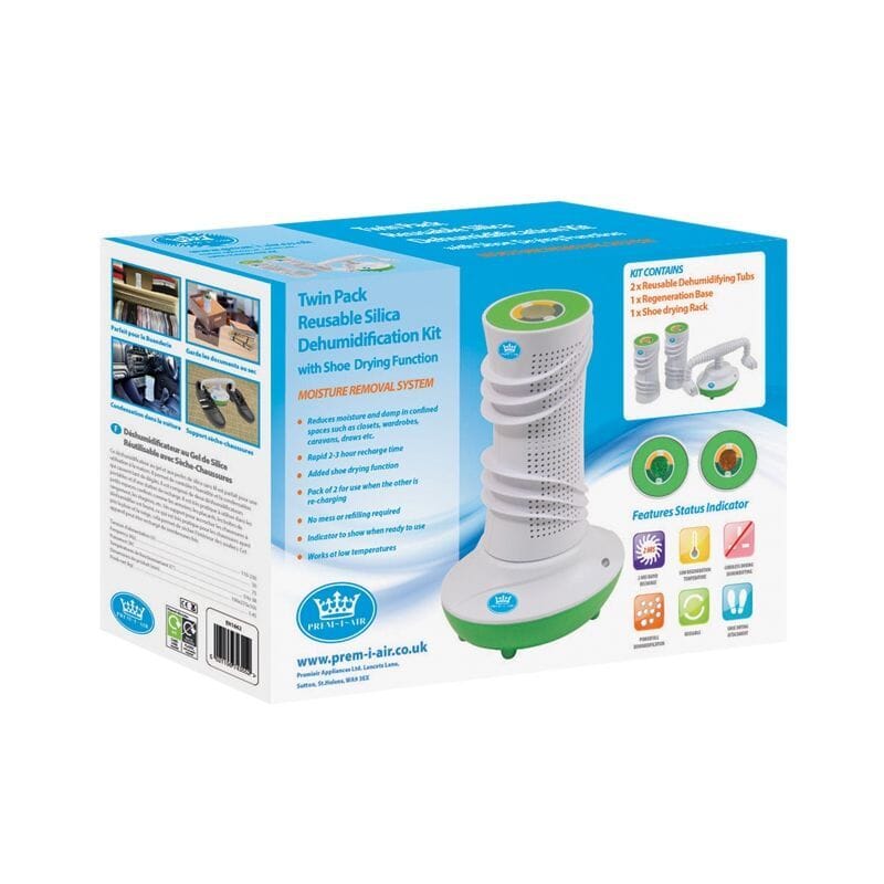 Reusable Dehumidification Kit with Shoe Drying Function