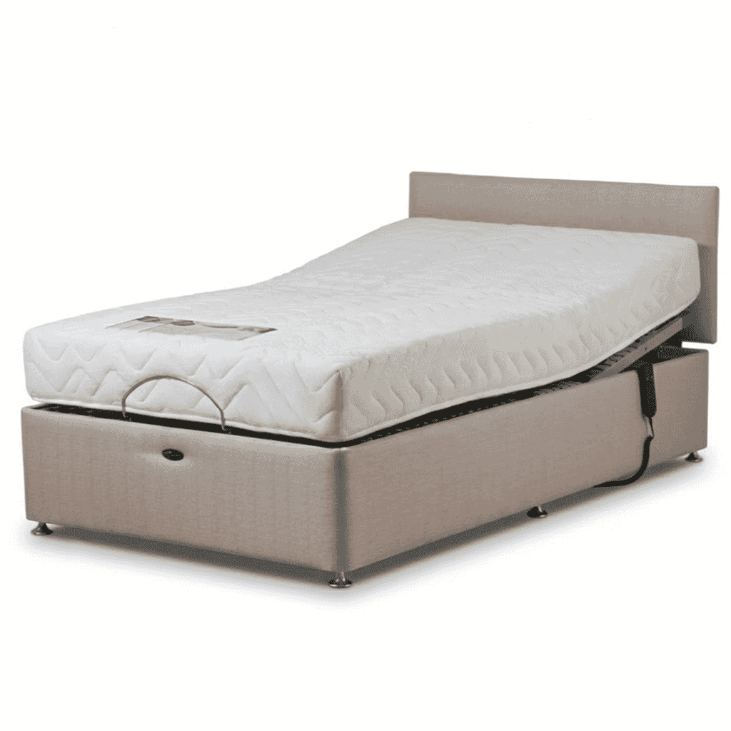 View Richmond Adjustable Double Divan Bed with Headboard and Memory Foam Mattress information
