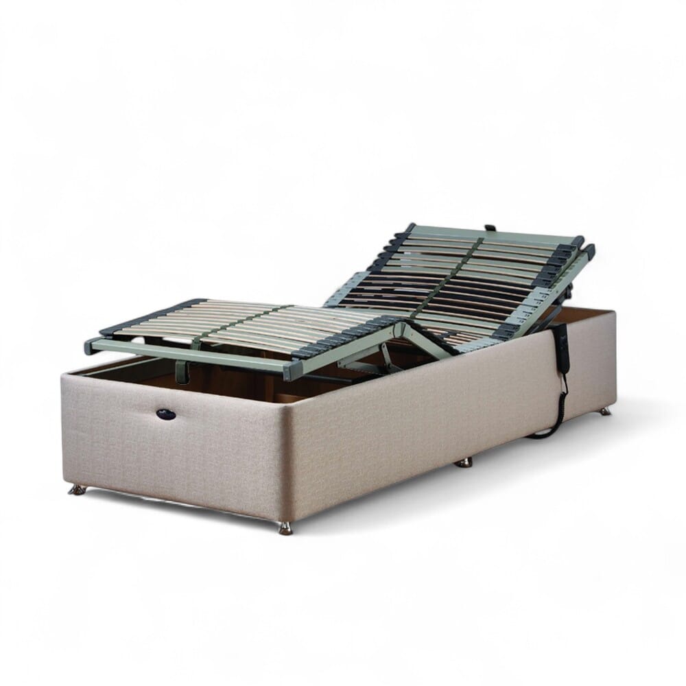 richmond adjustable single divan bed