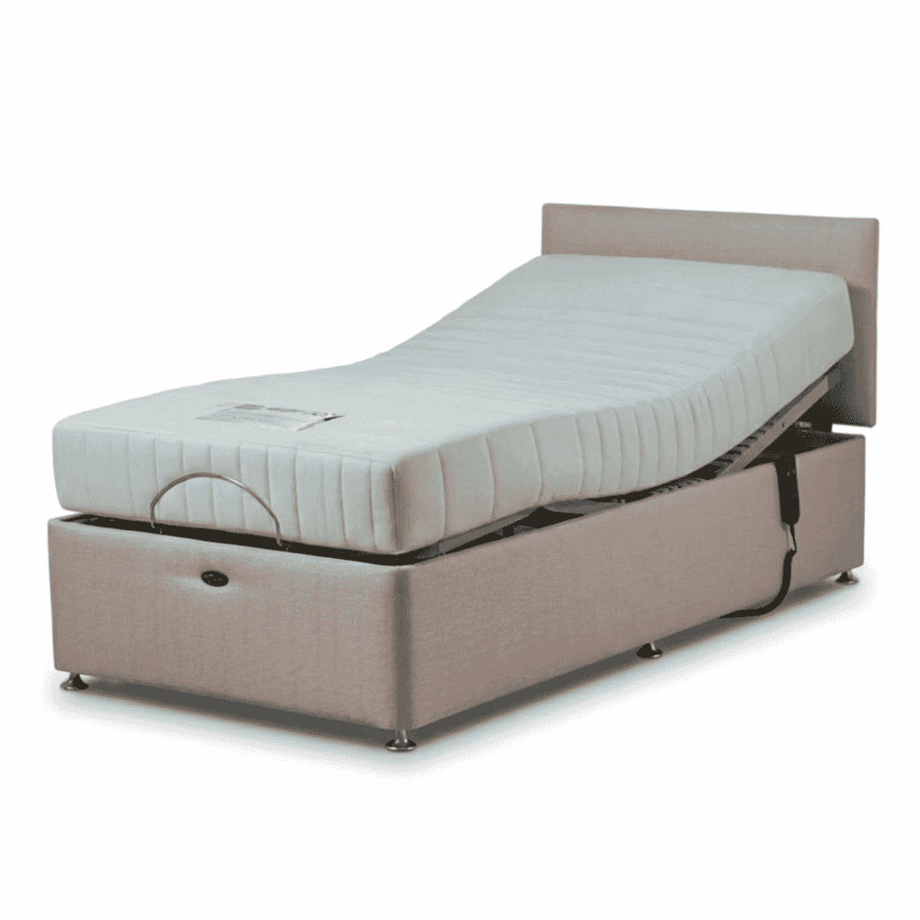 View Richmond Adjustable Small Double Divan Bed with Headboard and Reflex Foam Mattress information