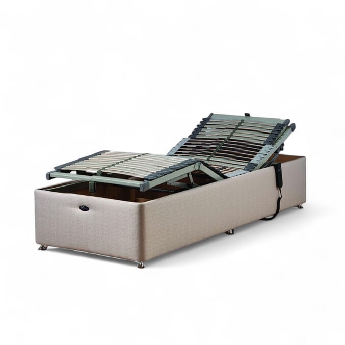 richmond adjustable small single divan bed