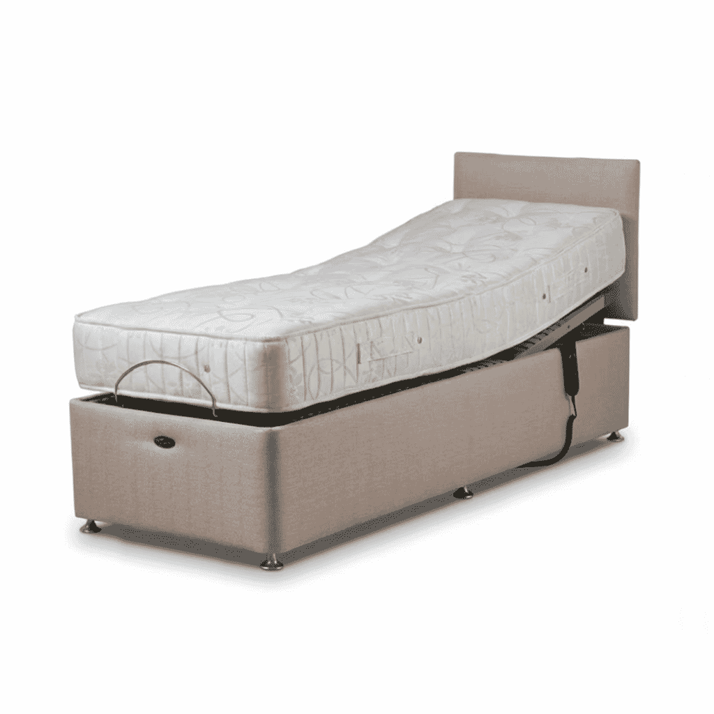 richmond adjustable toddler divan bed with headboard and pocket sprung mattress
