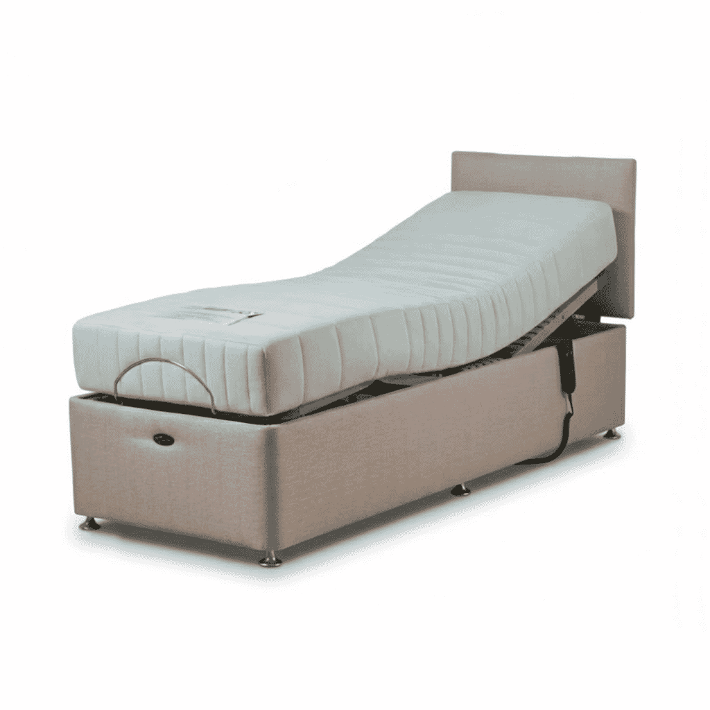 richmond adjustable toddler divan bed with headboard and reflex foam mattress