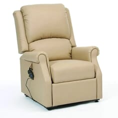 Rise & Recline Chair with Anti-Microbial PVC - Cobblestone