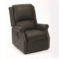 Rise & Recline Chair with Anti-Microbial PVC - Black