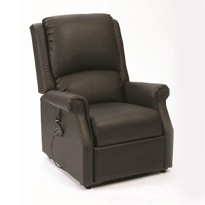 rise and recline chair with anti microbial pvc