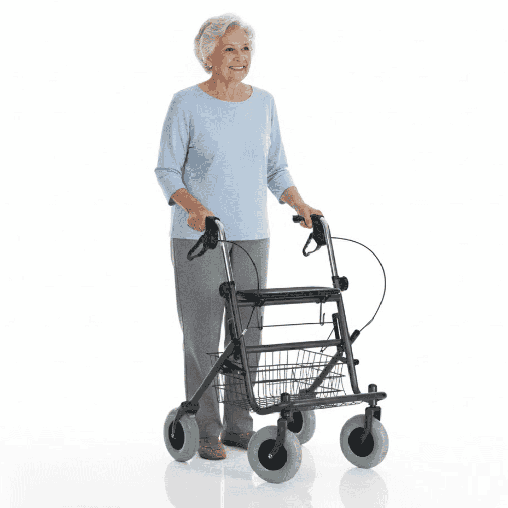 rollator in use