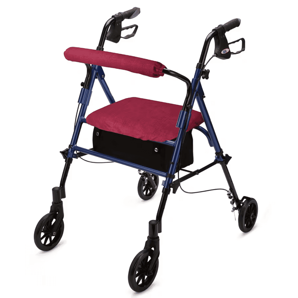 rollator makeover accessory set burgundy linen