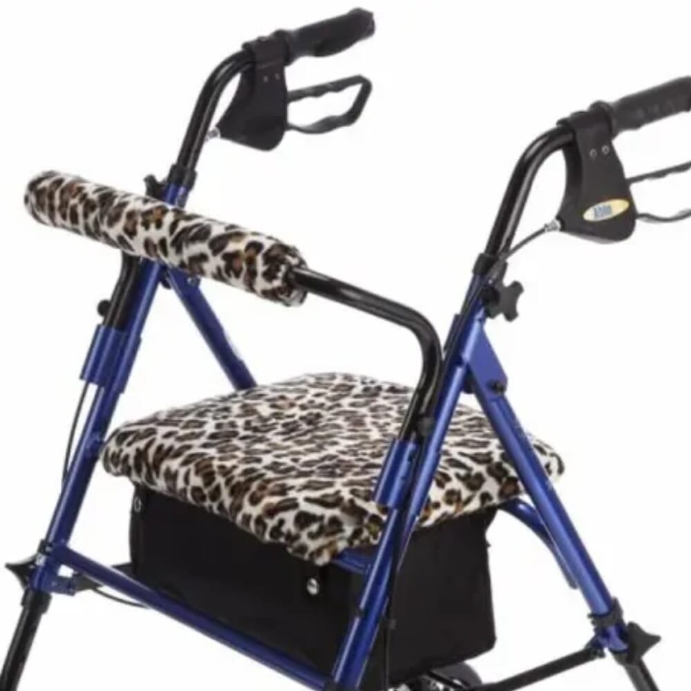 View Rollator Makeover Set Cream Leopard Rollator not included information
