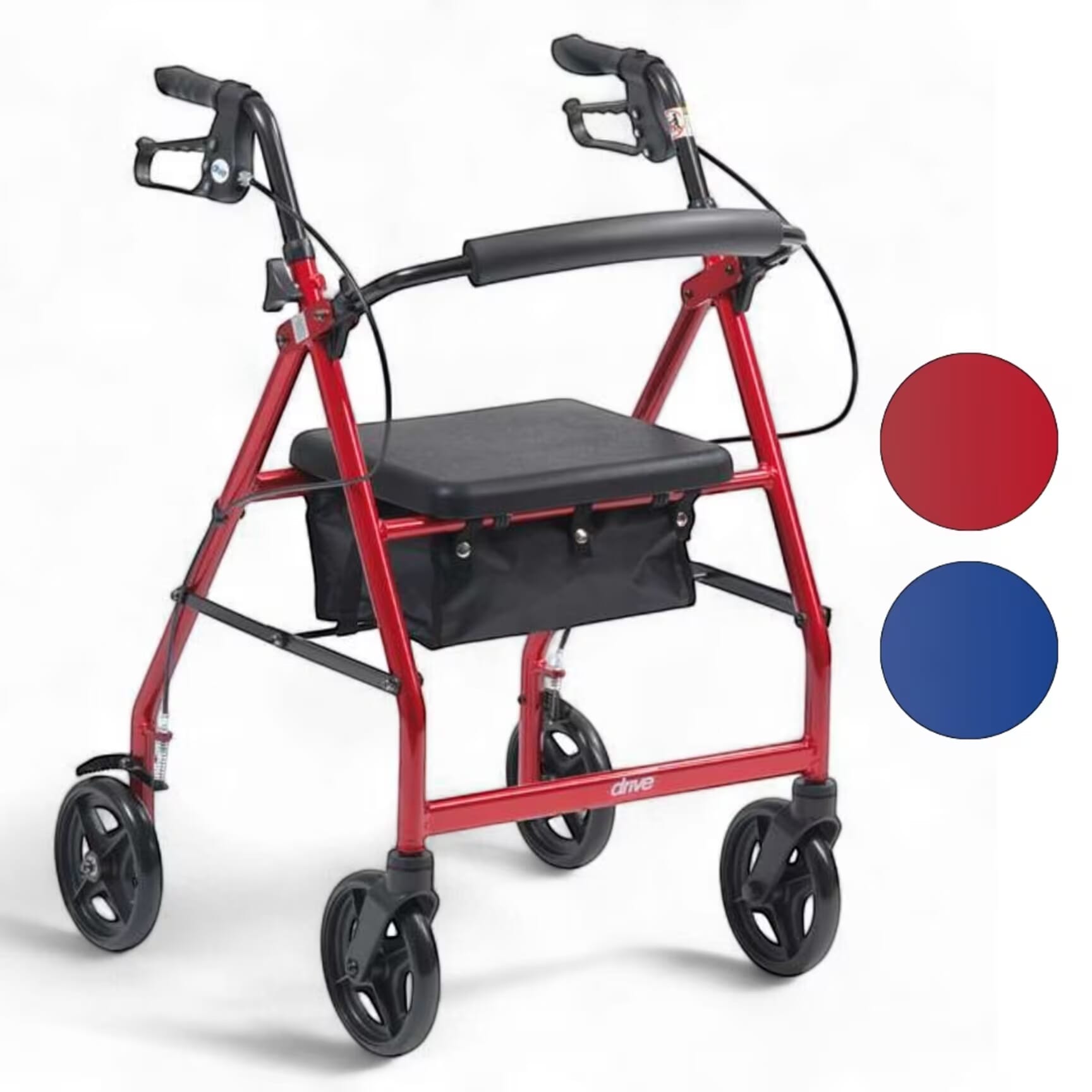 Rollator with Seat - Blue from Essential Aids