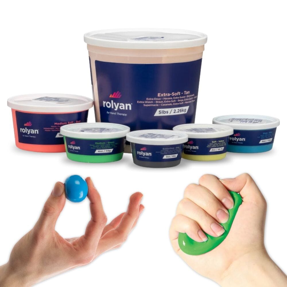 View Rolyan Hand Therapy Putty Firm Blue 113g information