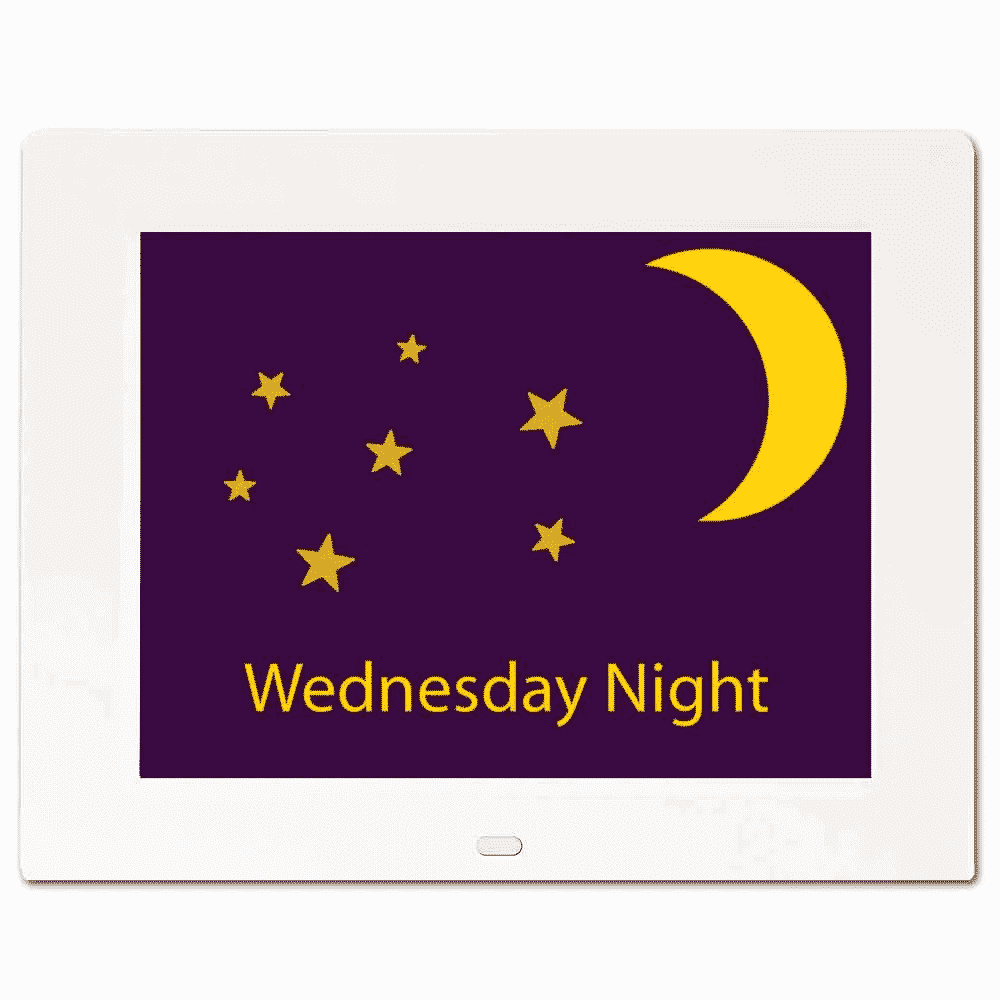 rosebud reminder clock night