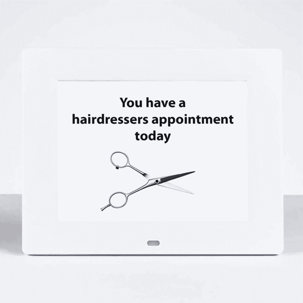 rosebud reminder clock reminders