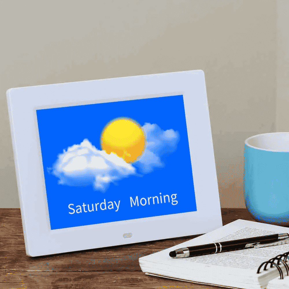 Rosebud Reminder Clock