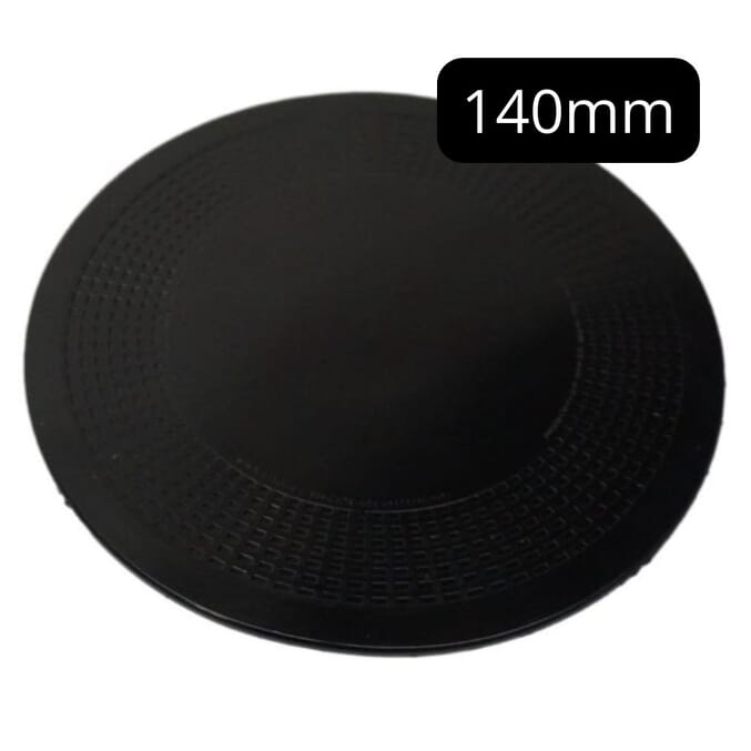 round dycem anchorpads black 74 g 140 mm