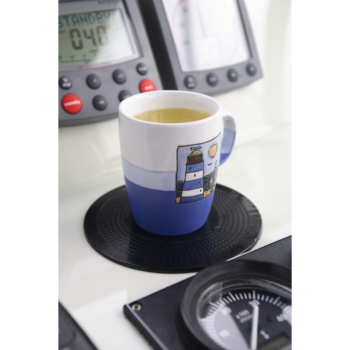 round dycem anchorpads black non slip coaster