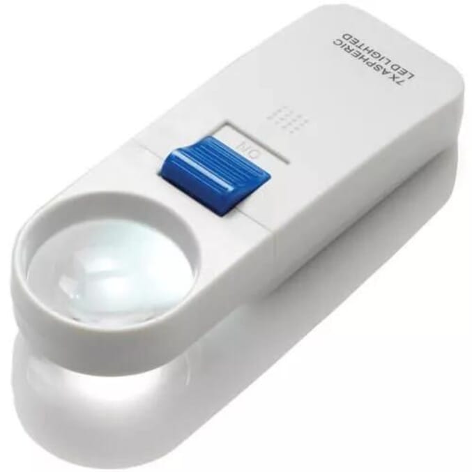 round led magnifier 40mm lens