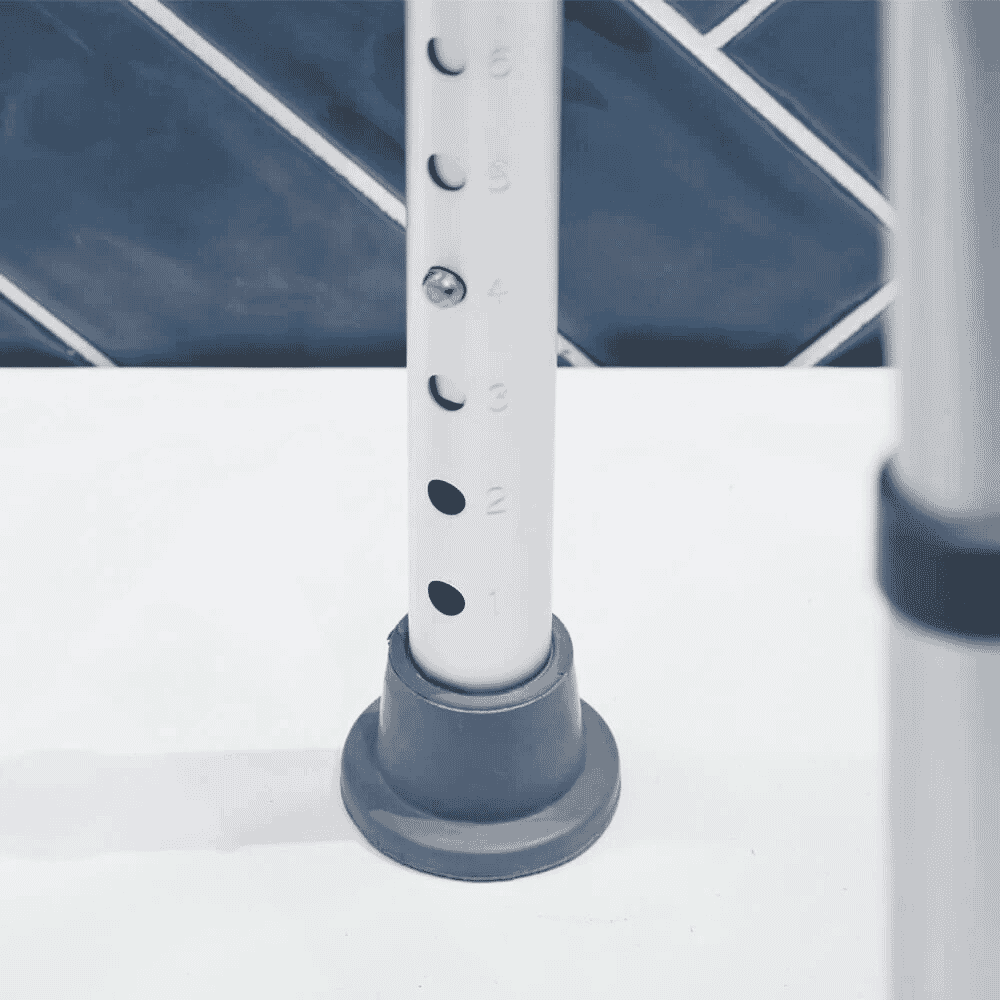 round shower seat adjustment