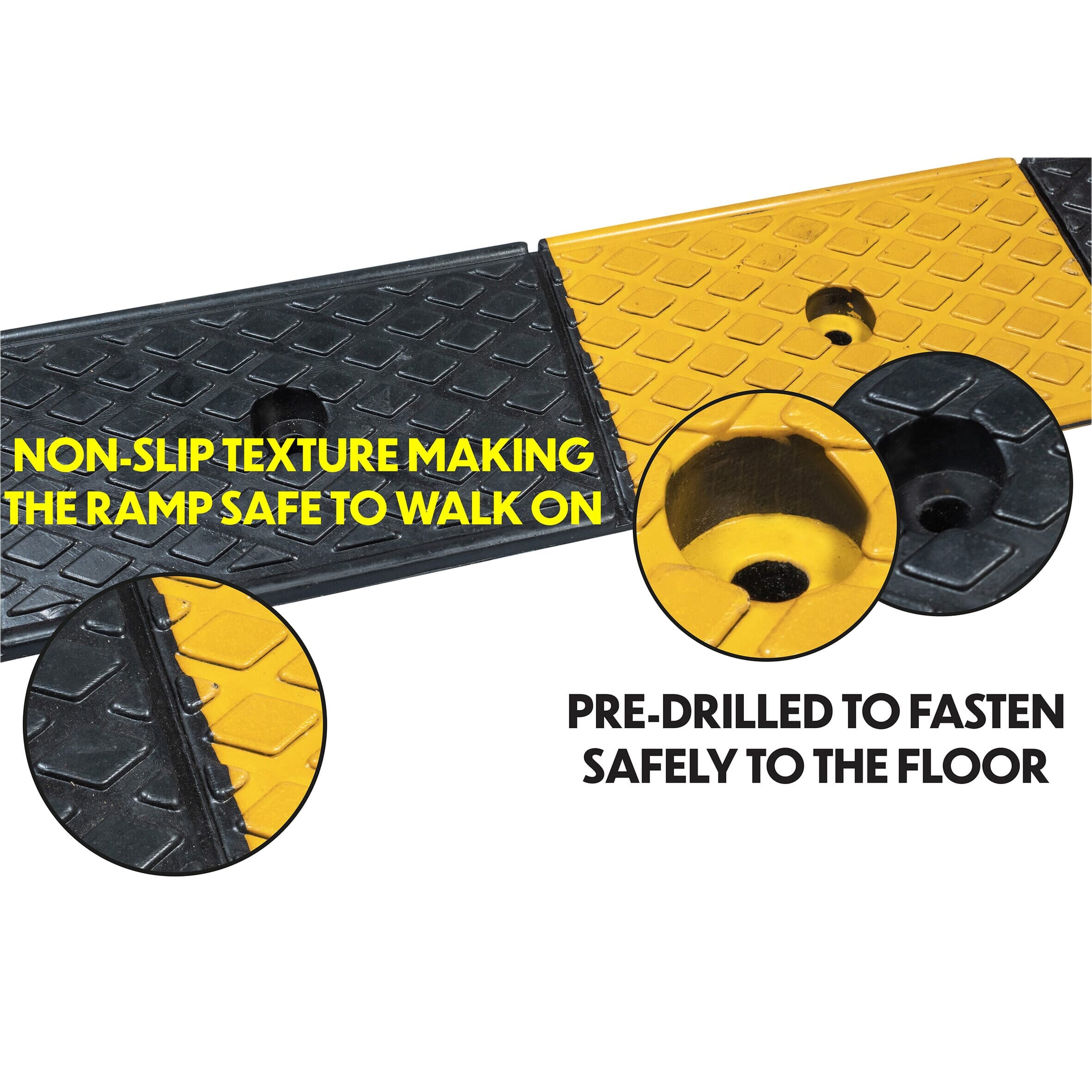 rubber threshold ramp 40mm features