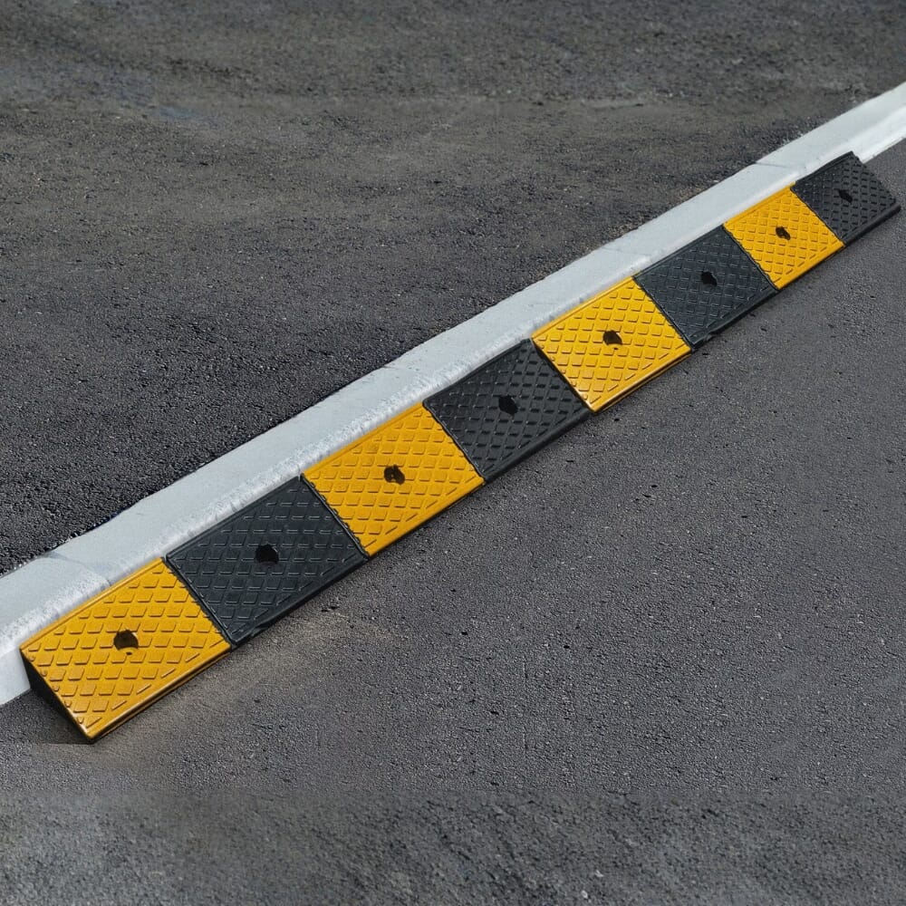 rubber threshold ramp 40mm in use