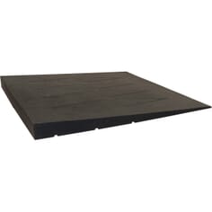 Rubber Threshold Ramps - 60mm high, square