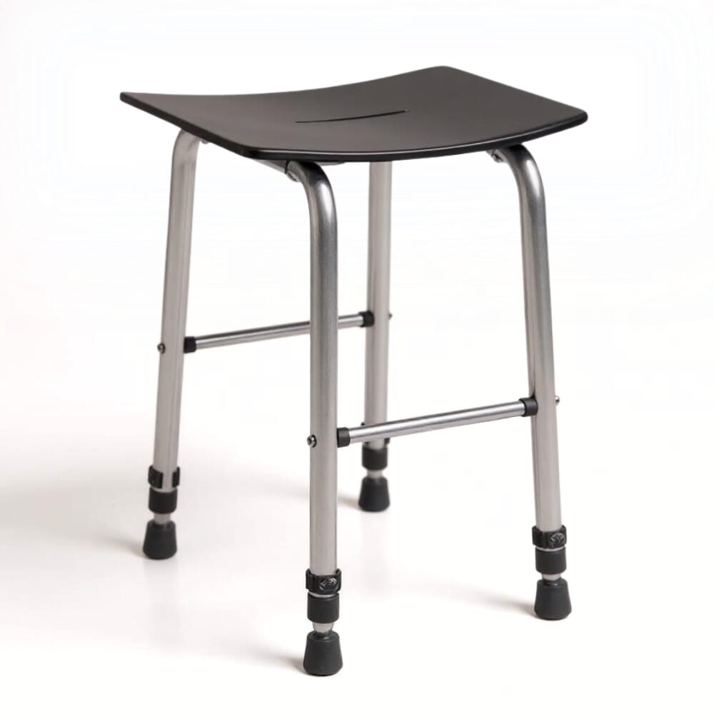 rugao adjustable shower seat black