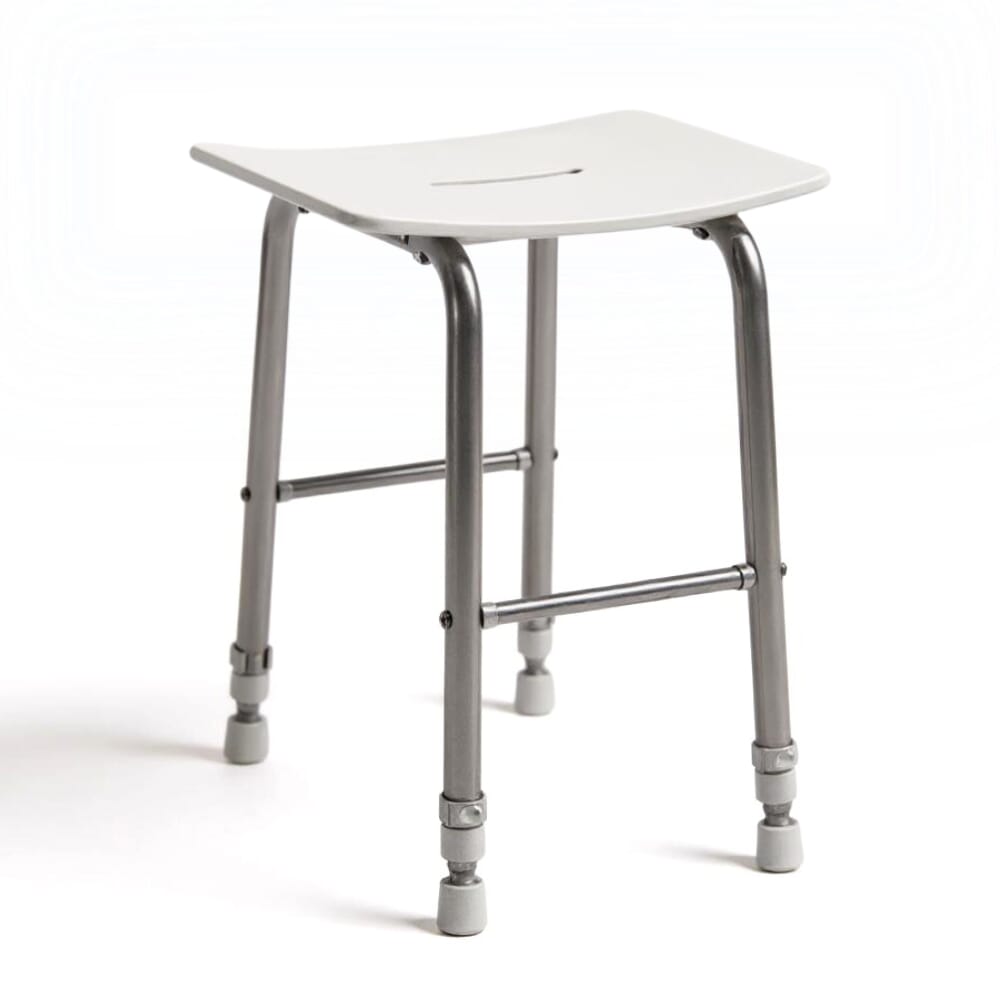 rugao adjustable shower seat white