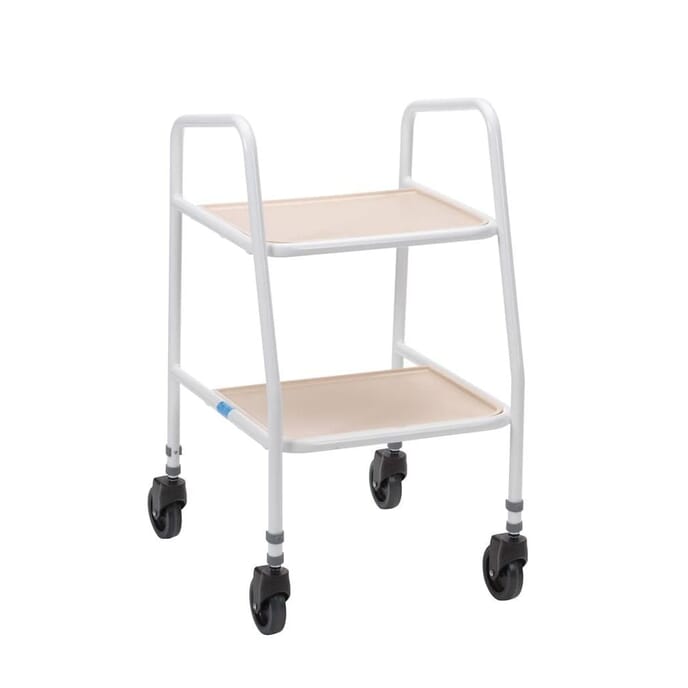 rutland adjustable trolley white