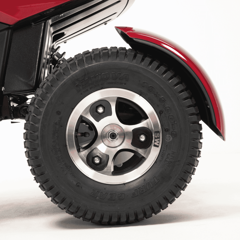 safari mobility scooter red wheel