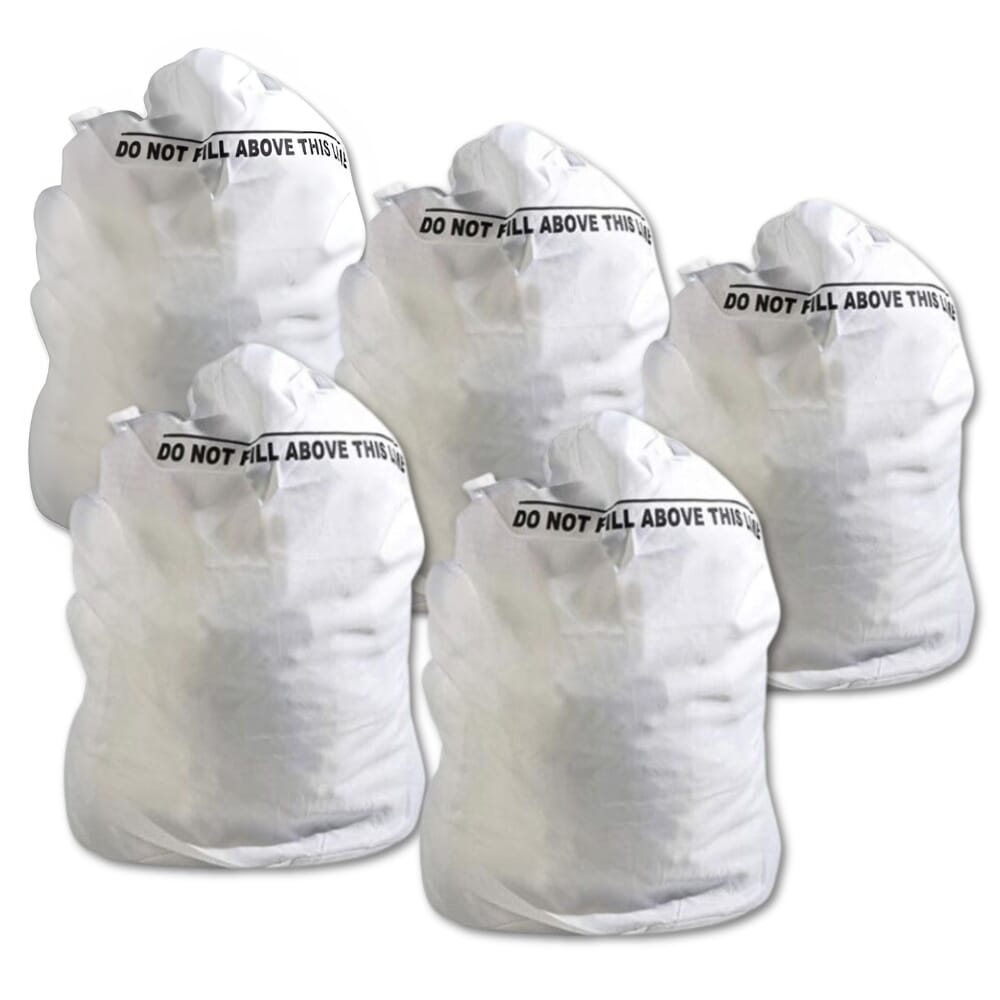 View Safeknot Eco Laundry Bag White Pack of 5 information