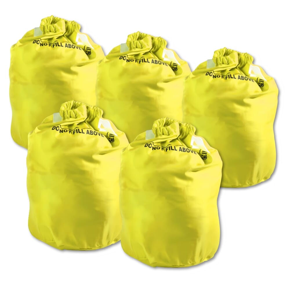 View Safeknot Eco Laundry Bag Yellow Pack of 5 information