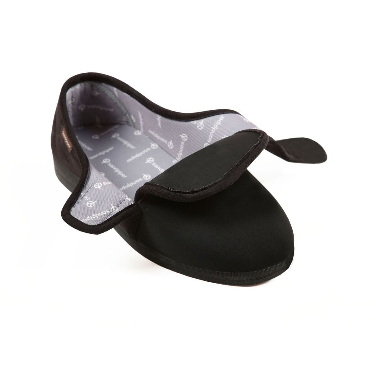 sam unisex extra wide stretch slipper open