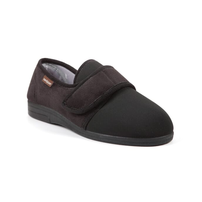 sam unisex extra wide stretch slipper