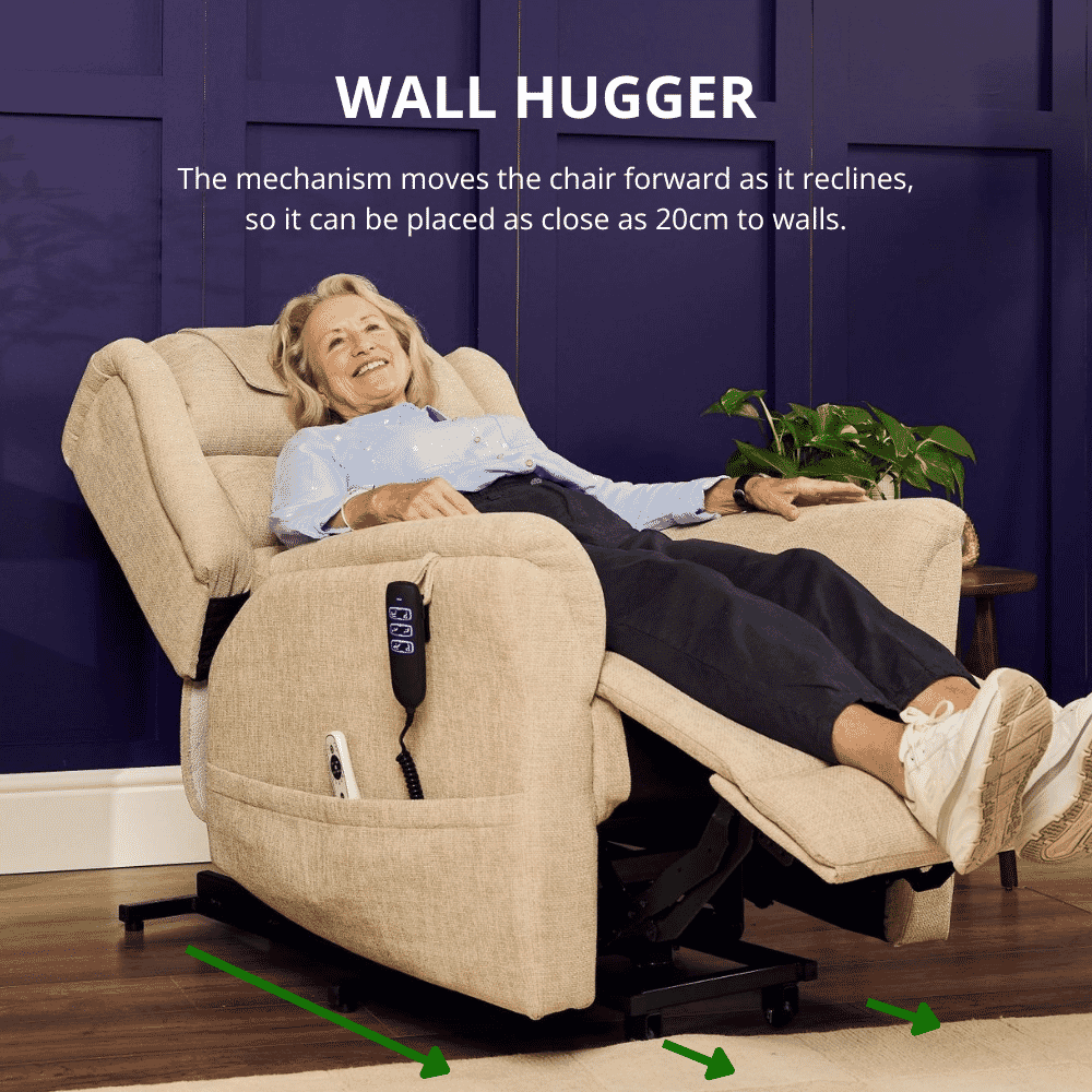 sanford wall hugger dual motor riser recliner chair info